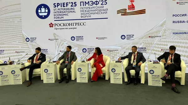 Se realizó la sesión Rusia-América Latina en el marco del Foro Económico Internacional de San Petersburgo. - Sputnik Mundo
