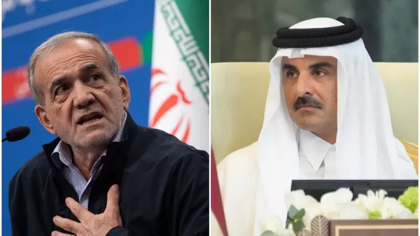 El presidente iraní mantiene una conversación telefónica con el emir de Catar - Sputnik Mundo