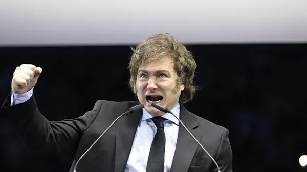 Javier Milei, presidente de Argentina - Sputnik Mundo