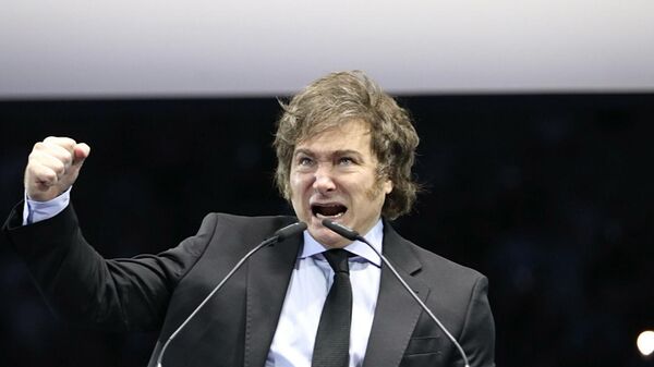 Javier Milei, presidente de Argentina - Sputnik Mundo