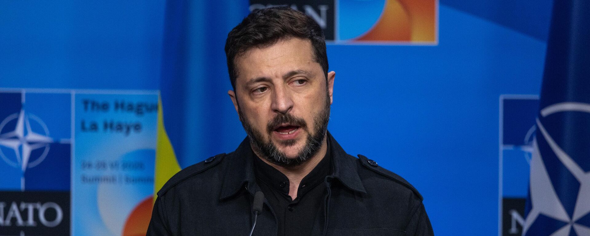 Volodímir Zelenski en la cumbre de la OTAN, en La Haya, el 24 de junio de 2025 - Sputnik Mundo, 1920, 25.06.2025