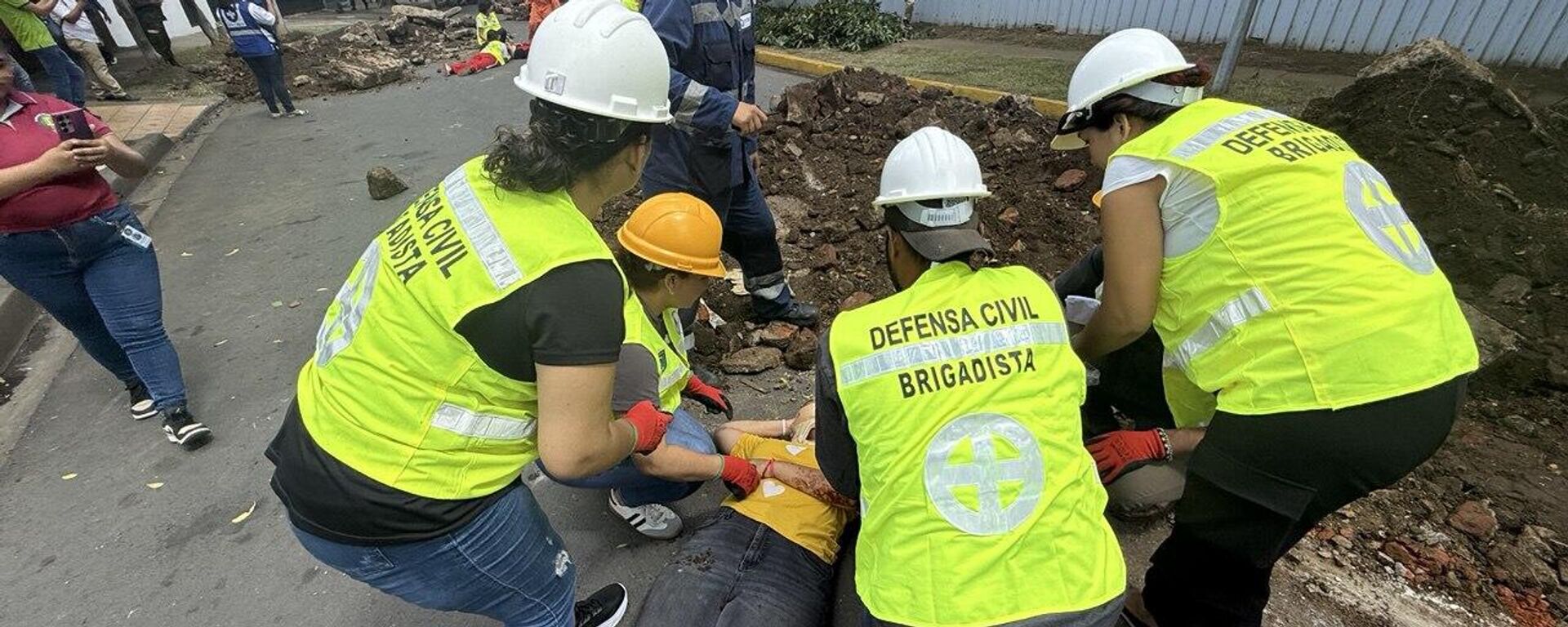 En Nicaragua se preparan ante cualquier emergencia . - Sputnik Mundo, 1920, 27.06.2025