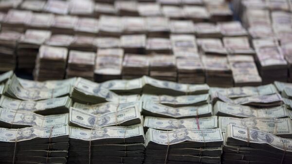 Dinero incautado del crimen organizado en México (imagen referencial) - Sputnik Mundo