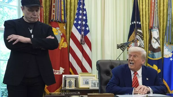 Trump revela la razón detrás del distanciamiento de Musk - Sputnik Mundo
