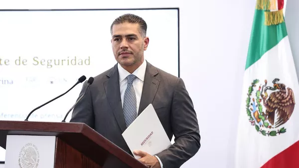 Omar García Harfuch, secretario de Seguridad y Protección Ciudadana de México - Sputnik Mundo