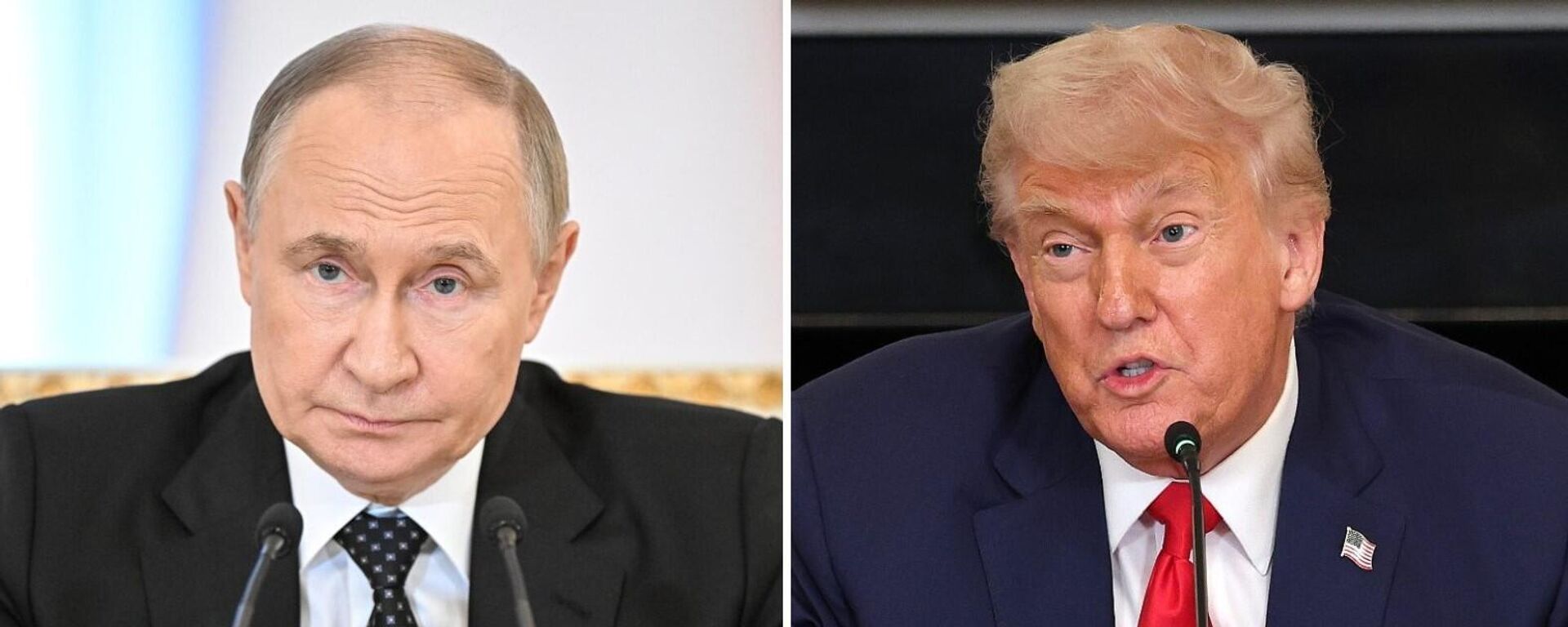 El presidente ruso, Vladímir Putin, y el presidente estadounidense, Donald Trump - Sputnik Mundo, 1920, 03.07.2025