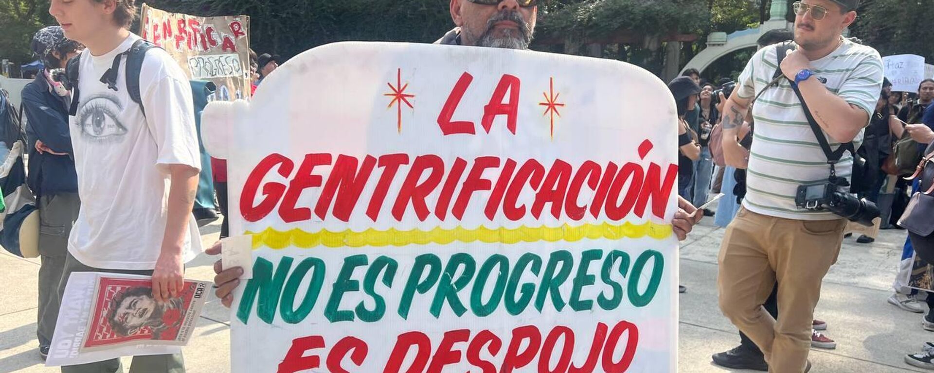 Manifestación contra la gentrificación  - Sputnik Mundo, 1920, 05.07.2025