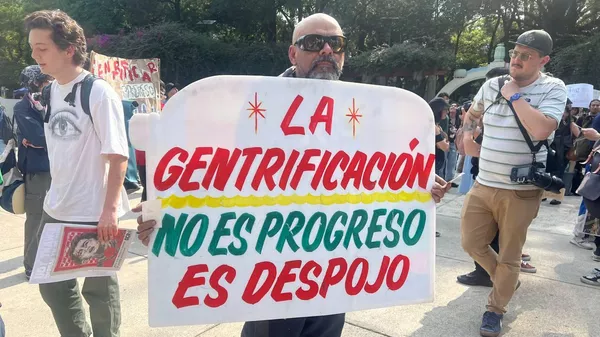 Manifestación contra la gentrificación  - Sputnik Mundo