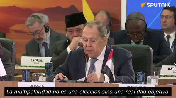La multipolaridad no es una opción, sino una realidad objetiva, asegura Lavrov - Sputnik Mundo