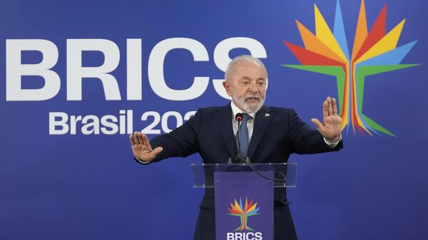 Luiz Inacio Lula da Silva, presidente de Brasil, en la XVIII Cumbre de los BRICS - Sputnik Mundo