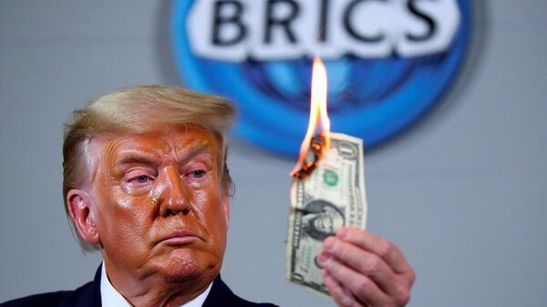 No puede hacer nada al respecto: ¿por qué Trump se siente amenazado por los BRICS? - Sputnik Mundo