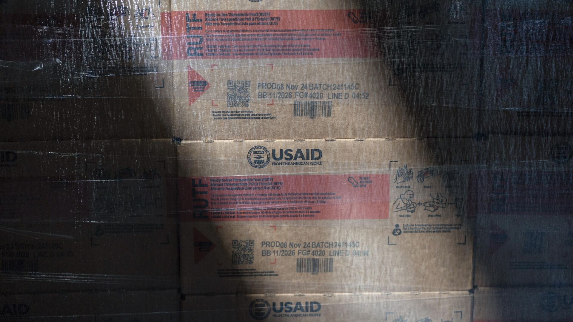 Cajas con la etiqueta de USAID Cajas con la etiqueta de USAID - Sputnik Mundo, 1920, 09.07.2025