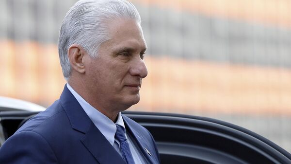 El presidente de Cuba, Miguel Díaz-Canel.  - Sputnik Mundo
