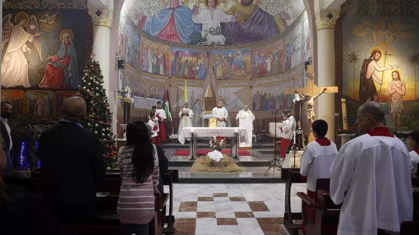 Gabriel Romanelli, sacerdote argentino al frente de la iglesia de la Sagrada Familia de Gaza - Sputnik Mundo