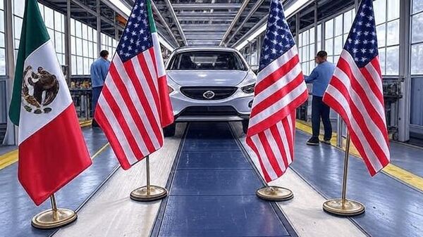 Carros ensamblados en México - Sputnik Mundo