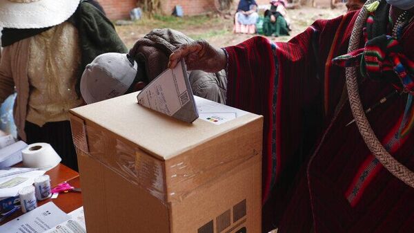 Las elecciones en Bolivia se llevarán a cabo en agosto. - Sputnik Mundo