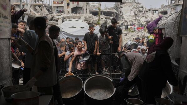 Organizaciones humanitarias advierten sobre hambruna masiva en la Franja de Gaza - Sputnik Mundo