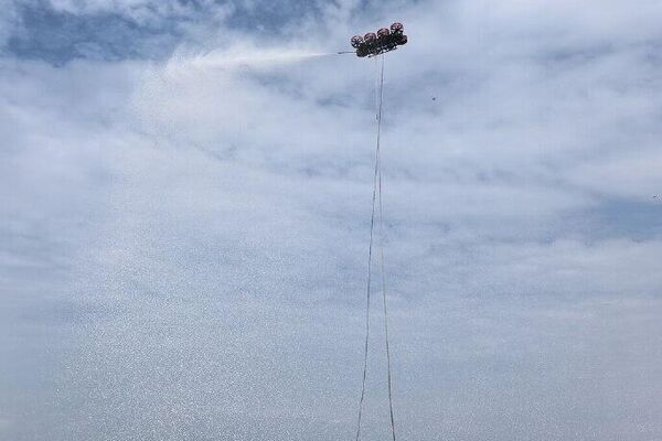 Sin pérdidas de tiempo: así opera el nuevo dron bombero chino Sin pérdidas de tiempo: así opera el nuevo dron bombero chino - Sputnik Mundo