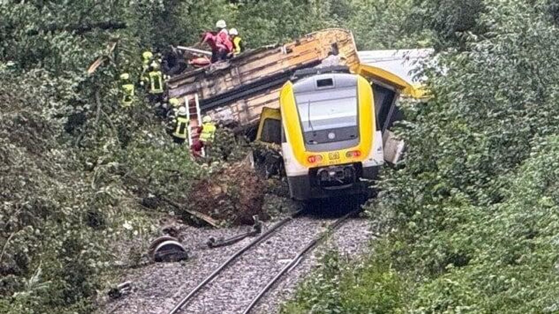 🪦 Varios muertos tras un accidente de tren en Alemania - Sputnik Mundo, 1920, 27.07.2025