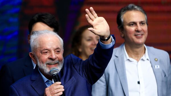 Luiz Inacio Lula Da Silva, presidente de Brasil, habla durante la inauguración del Instituto de Matemática Pura y Aplicada - Sputnik Mundo