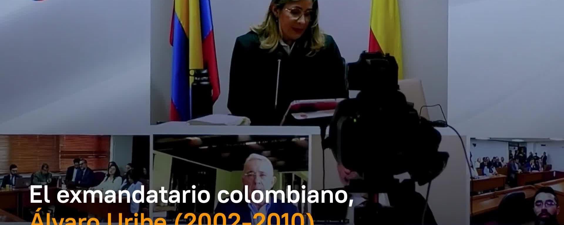Álvaro Uribe, primer expresidente colombiano condenado penalmente - Sputnik Mundo, 1920, 29.07.2025