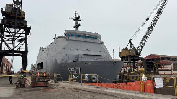 Un buque construido por la empresa estatal peruana SIMA para la Marina de Guerra del Perú - Sputnik Mundo