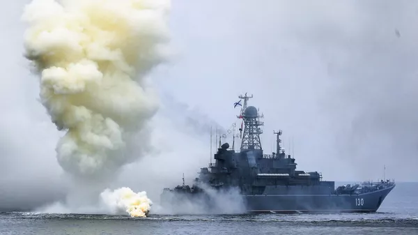 Gran buque de desembarco de la Armada rusa - Sputnik Mundo