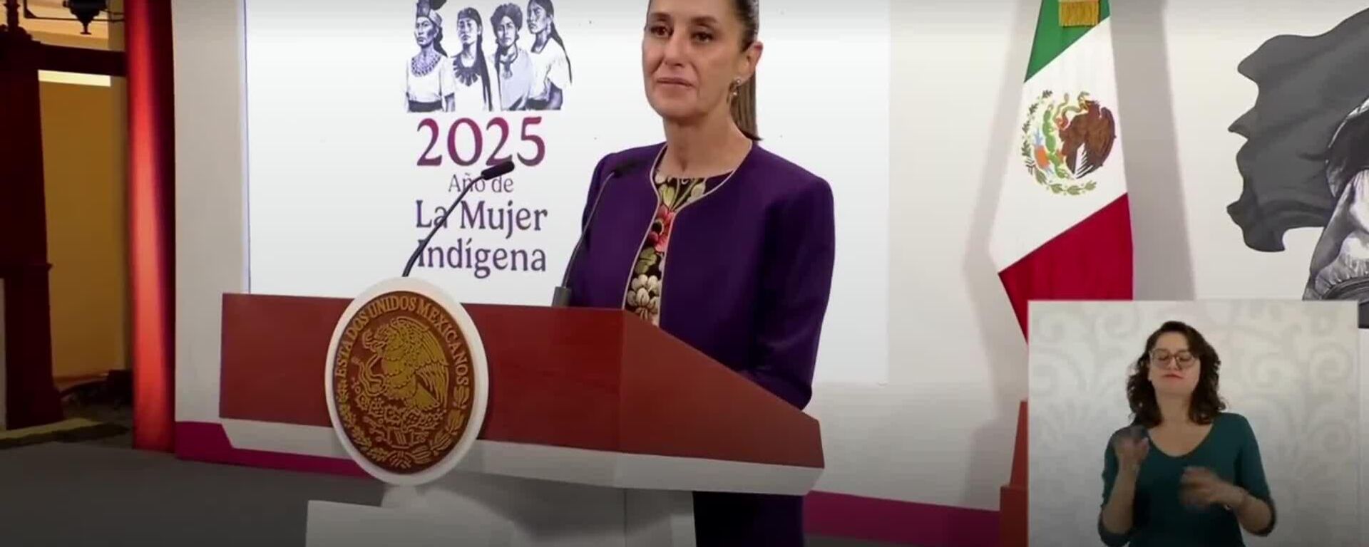 Tenemos el mejor acuerdo posible: Sheinbaum saluda exención arancelaria de EEUU a México - Sputnik Mundo, 1920, 31.07.2025