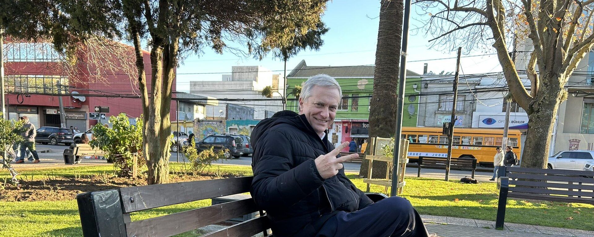 El candidato presidencial chileno José Antonio Kast durante la campaña electoral en junio de 2025 - Sputnik Mundo, 1920, 02.08.2025