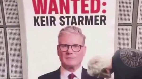 Vallas en el metro londinense se convierten en un mensaje de protesta contra la política del Gobierno - Sputnik Mundo