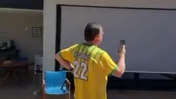 Por videollamada, así participa Bolsonaro en protestas a su favor - Sputnik Mundo