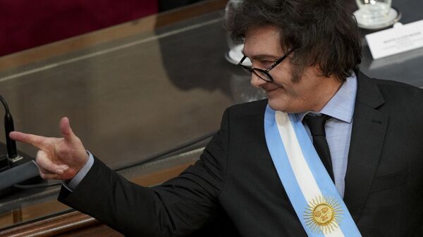 El presidente de Argentina, Javier Milei. - Sputnik Mundo