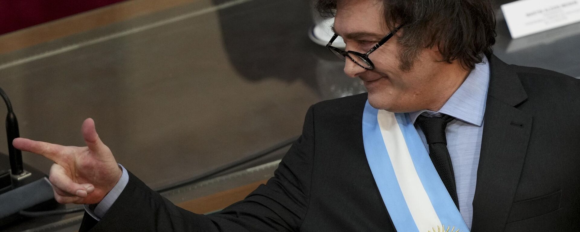 El presidente de Argentina, Javier Milei. - Sputnik Mundo, 1920, 05.08.2025