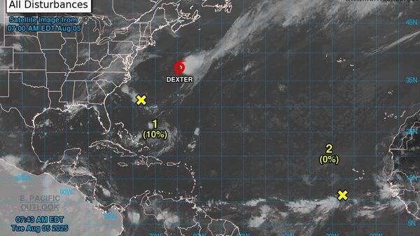 Tormenta tropical Dexter avanza en el Atlántico - Sputnik Mundo