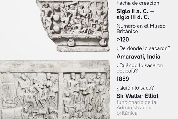 Oro, mármol, estatuas: así son las piezas robadas almacenadas en el Museo Británico - Sputnik Mundo