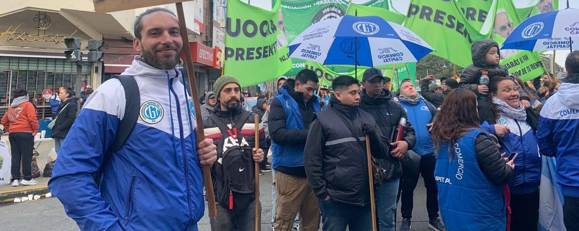 Las manifestaciones por el día de San Cayetano se realizan en Buenos Aires. - Sputnik Mundo, 1920, 07.08.2025