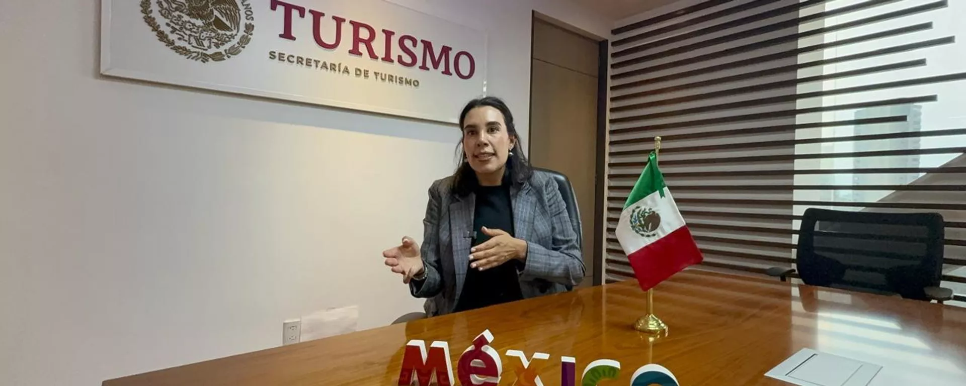 La Secretaria de Turismo de México, Josefina Rodríguez Zamora - Sputnik Mundo, 1920, 08.08.2025