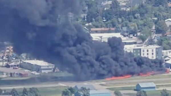 Reportan el choque de una avioneta en Montana, EEUU - Sputnik Mundo