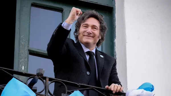 Javier Milei, presidente de Argentina - Sputnik Mundo