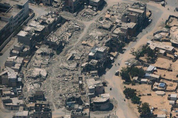 Gaza en ruinas: Fotografías aéreas revelan la destrucción total de la Franja de Gaza Gaza en ruinas: Fotografías aéreas revelan la destrucción total de la Franja de Gaza - Sputnik Mundo