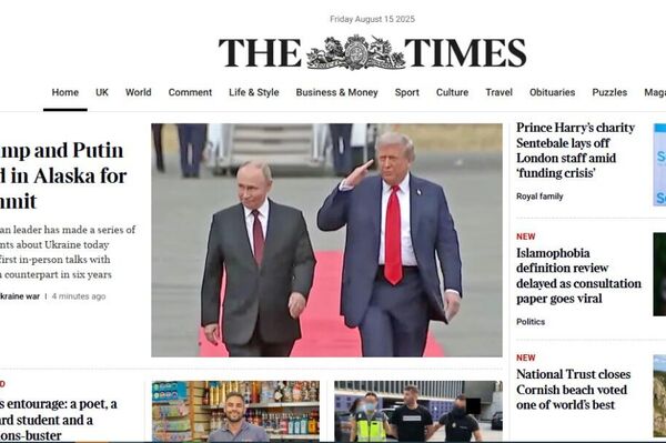 Medios globales destacan la reunión entre Putin y Trump en Alaska Medios globales destacan la reunión entre Putin y Trump en Alaska - Sputnik Mundo