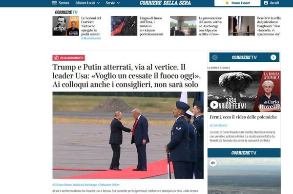 Medios globales destacan la reunión entre Putin y Trump en Alaska Medios globales destacan la reunión entre Putin y Trump en Alaska - Sputnik Mundo