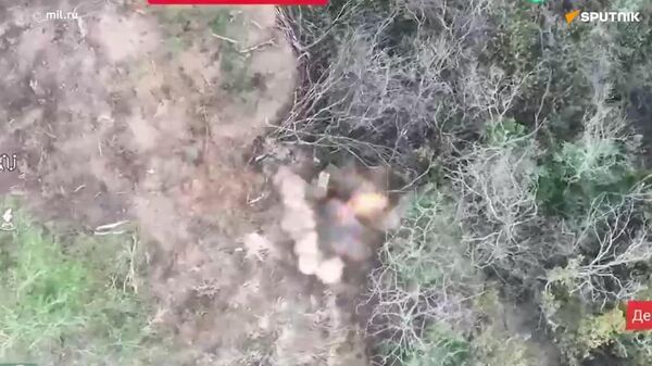Sin piedad para el enemigo: una lluvia incesante de drones rusos destruye unidades y equipos ucranianos - Sputnik Mundo