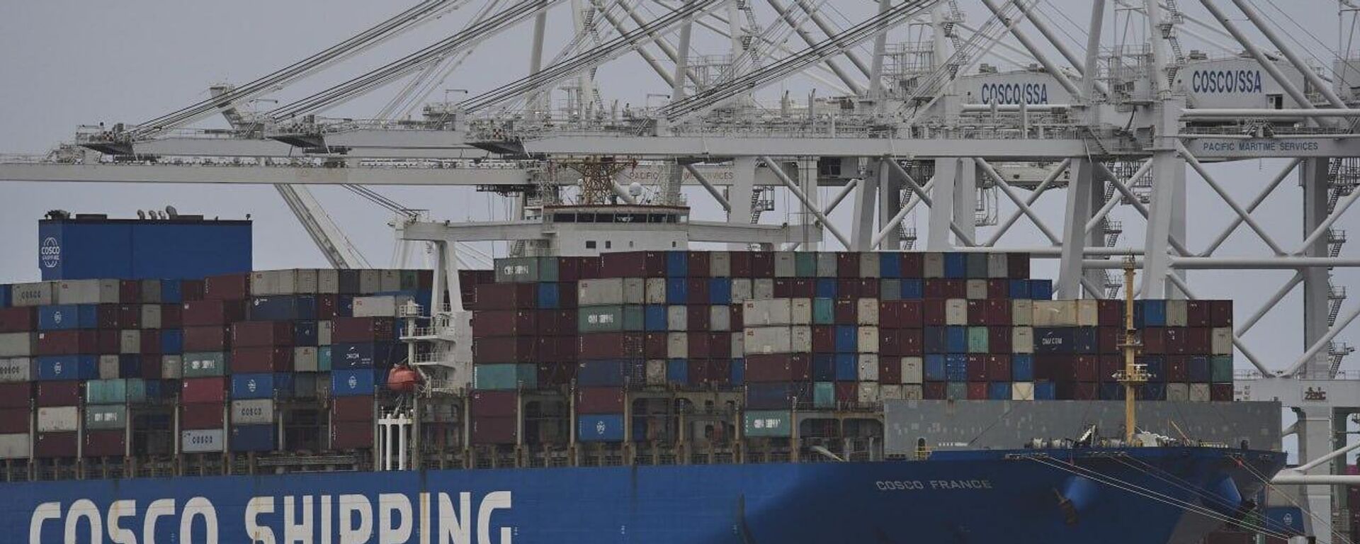 Llegada récord a EEUU de contenedores de China muestra que el comercio se ve afectado por la incertidumbre - Sputnik Mundo, 1920, 07.09.2025