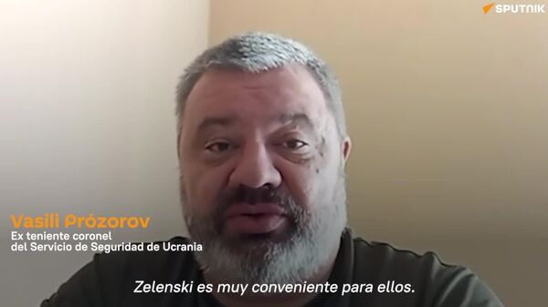 Un exoficial del Servicio de Seguridad de Ucrania revela a quién beneficia Zelenski en el conflicto - Sputnik Mundo