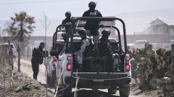 Agentes de la Guardia Nacional llegan al Rancho Izaguirre (archivo) - Sputnik Mundo