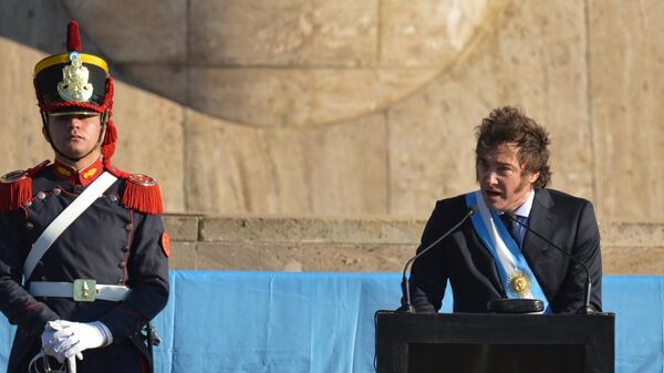 Javier Milei, presidente de Argentina - Sputnik Mundo