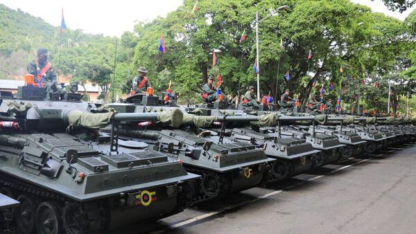 Elementos de la Fuerza Armada Nacional Bolivariana - Sputnik Mundo