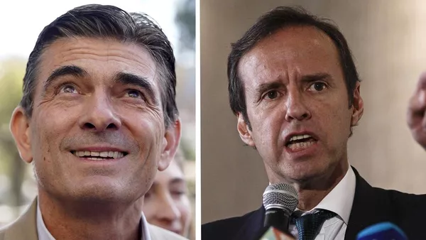 Rodrigo Paz y Jorge Quiroga, candidatos presidenciales de Bolivia - Sputnik Mundo
