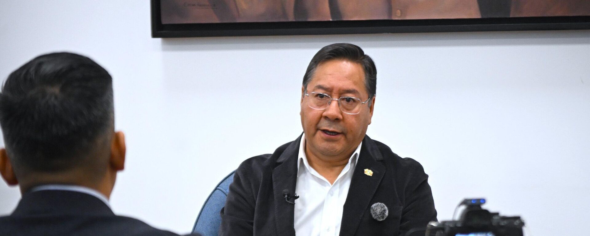 El presidente de Bolivia, Luis Arce, durante una entrevista con Sputnik - Sputnik Mundo, 1920, 20.08.2025